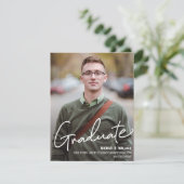 MBAビジネス大学院カスタムの写真名 案内状 (スタンド正面)