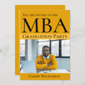MBAフォト卒業招待状 招待状 (正面/裏面)