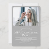 MBA写真卒業 招待状 (正面)