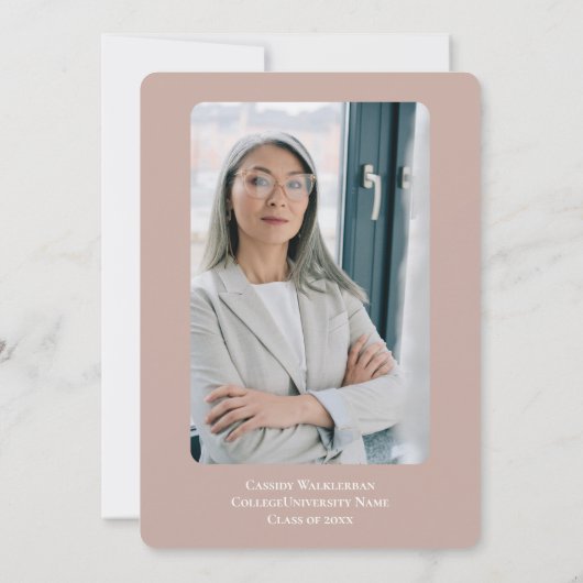 MBA写真卒業 招待状 (裏面)