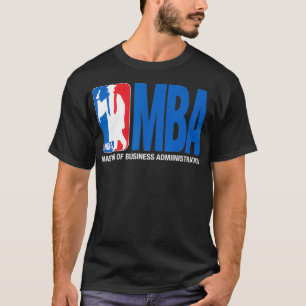 MBA卒業ギフトバスケットボールテーマプングラッドギフト Tシャツ