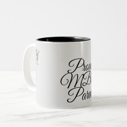 MBA親誇りを持ったマグカップ ツートーンマグカップ (正面左)