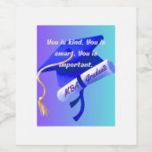 MBA ギフト ワインラベル (シングルラベル)