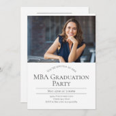 MBA 2写真卒業 招待状 (正面/裏面)