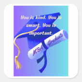 MBA Gift スクエアシール (正面)