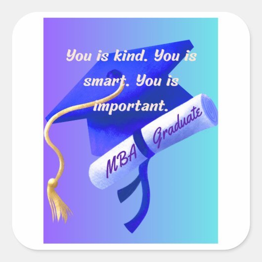 MBA Gift スクエアシール (正面)