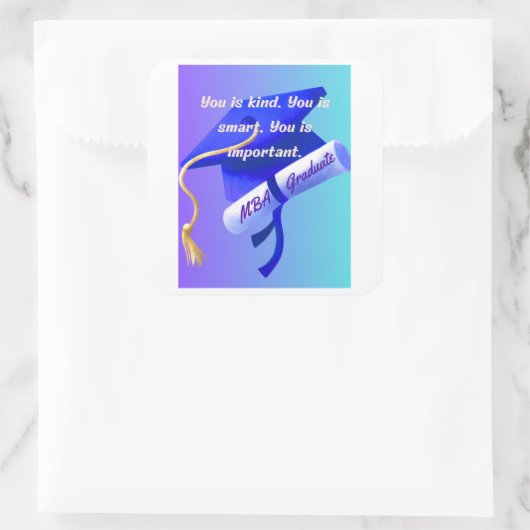 MBA Gift スクエアシール (バッグ)