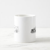 MBAMG C63の黒2012年 モーフィングマグカップ (中央)