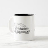 MBAMG C63 2008年 ツートーンマグカップ (正面左)
