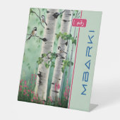 MBARKI 台座サイン (正面)