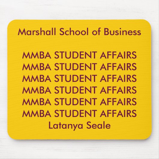 MBASTUDENTAFFIRSのマウスパッド マウスパッド (正面)