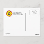 MBC No Coffee No勉強ポストカード ポストカード (裏面)