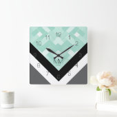 MbM HOME Wall Clock – ミントマッドネス スクエア壁時計 (ホーム)