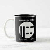 MBSのロゴのマグ ツートーンマグカップ (左)