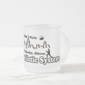 mbsコップ フロストグラスマグカップ (正面右)