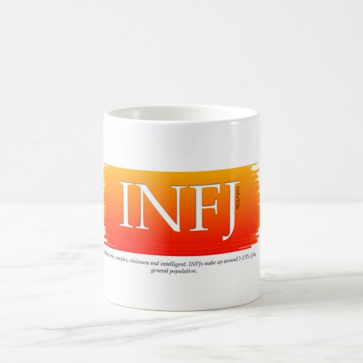 MBTI INFJのコーヒー・マグ コーヒーマグカップ (中央)