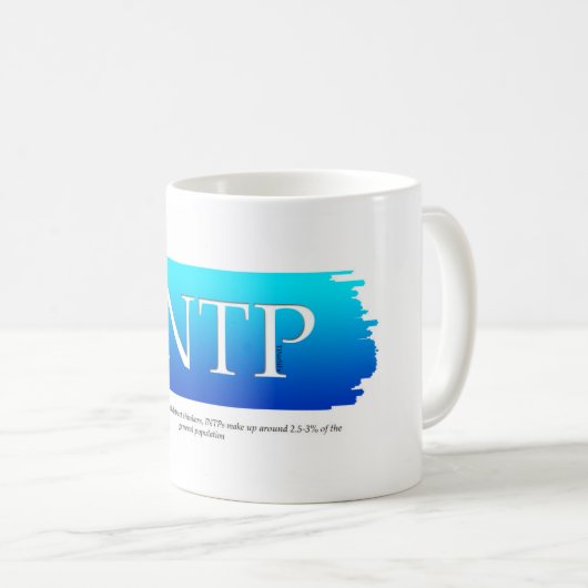MBTI INTPのコーヒー・マグ コーヒーマグカップ (正面右)