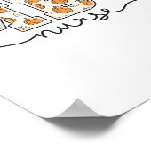 Mbu Nurse Pumpkin Fall Mother  ポスター (角)