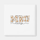 Mbu Nurse Pumpkin Fall Mother  マグネット (正面)