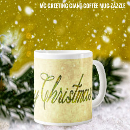 MCあいさつ ジャンボコーヒーマグカップ