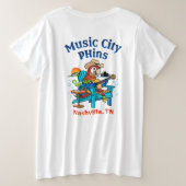 MCフィンズ 2025年 頭脳会議 レディース プラスTシャツ プラスサイズTシャツ (デザイン裏面)