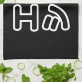 MC日本の日本のヒップホップエムシー キッチンタオル (折り畳み)