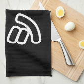 MC日本の日本のヒップホップエムシー キッチンタオル (四つ折り)