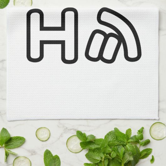 MC日本の日本のヒップホップエムシー キッチンタオル (折り畳み)