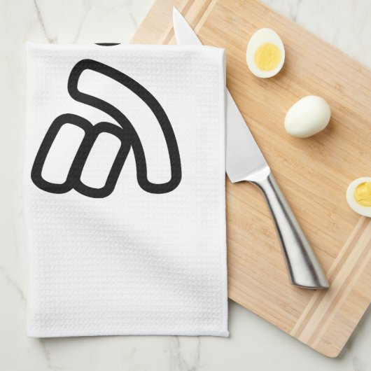 MC日本の日本のヒップホップエムシー キッチンタオル (四つ折り)