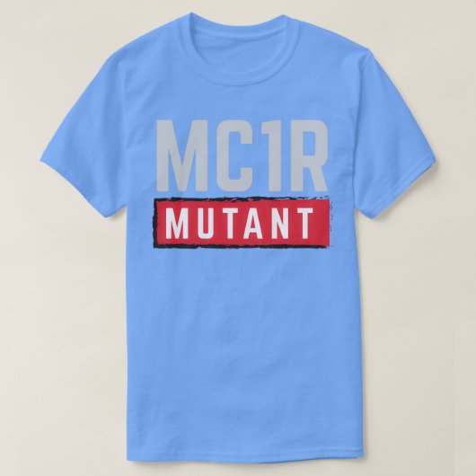 MC1R変異体 Tシャツ (デザイン正面)