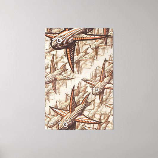 MC Escher art キャンバスプリント (正面)