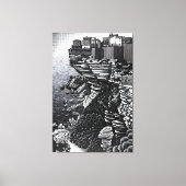 MC Escher art style キャンバスプリント (正面)