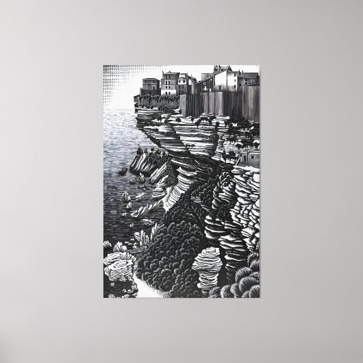 MC Escher art style キャンバスプリント (正面)