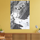 MC Escher art style キャンバスプリント (インサイチュ (リビング))