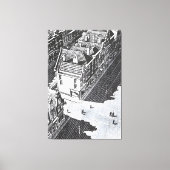 MC Escher art style キャンバスプリント (正面)