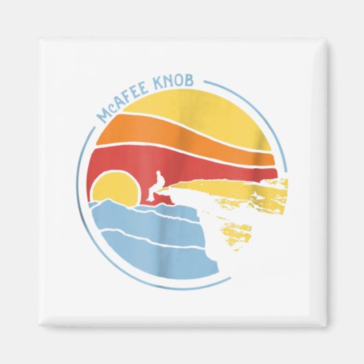 McAfeeのKnob Trail Hiking Shirt by Giant Star マグネット (正面)