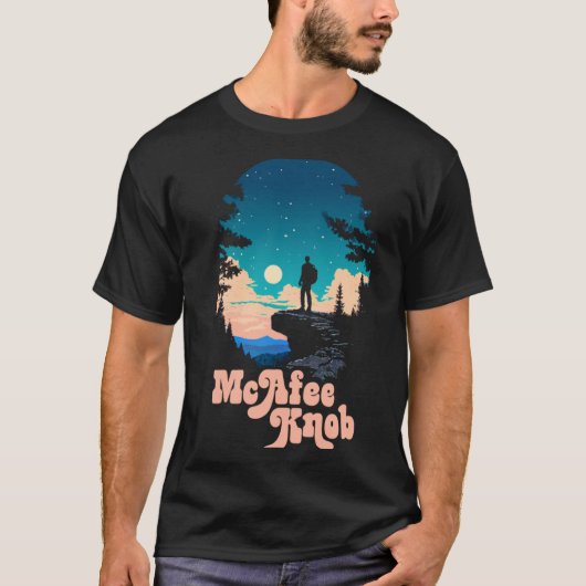 McAfee Knob Roanoke Virginia Appalachian Trail Ove Tシャツ (正面)