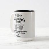 McAnally's Pub Black Logo ツートーンマグカップ (正面左)