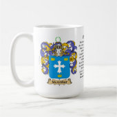 McArthur、起源、意味および頂上 コーヒーマグカップ (左)