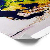 McArthur's New WorldMap ポスター (角)