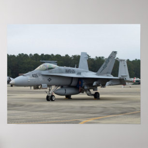 MCAS Beaufort社のVMFA-251のF/A-18C ポスター
