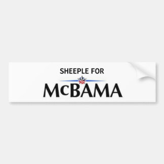 McBamaのためのSheeple バンパーステッカー