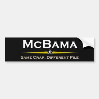 McBamaのバンパーステッカー バンパーステッカー