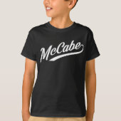 McCabeの原稿-白いインク Tシャツ (正面)