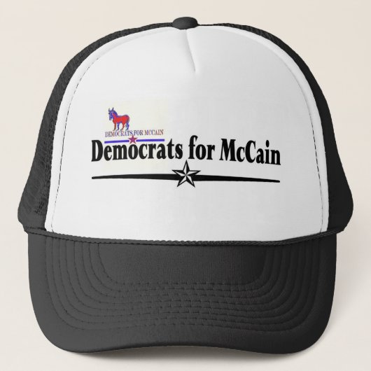 MCCAINのための民主党員 キャップ (正面)