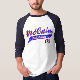 McCainの大統領の野球のワイシャツ Tシャツ