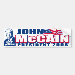 McCainの大統領2008バンパーステッカー バンパーステッカー