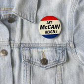 McCainの統治を許可して下さい 缶バッジ (インサイチュ)
