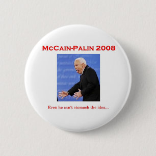 McCainの討論モンスターボタン 缶バッジ