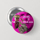 McCainの議案通過運動者ボタン 缶バッジ (正面&裏面)